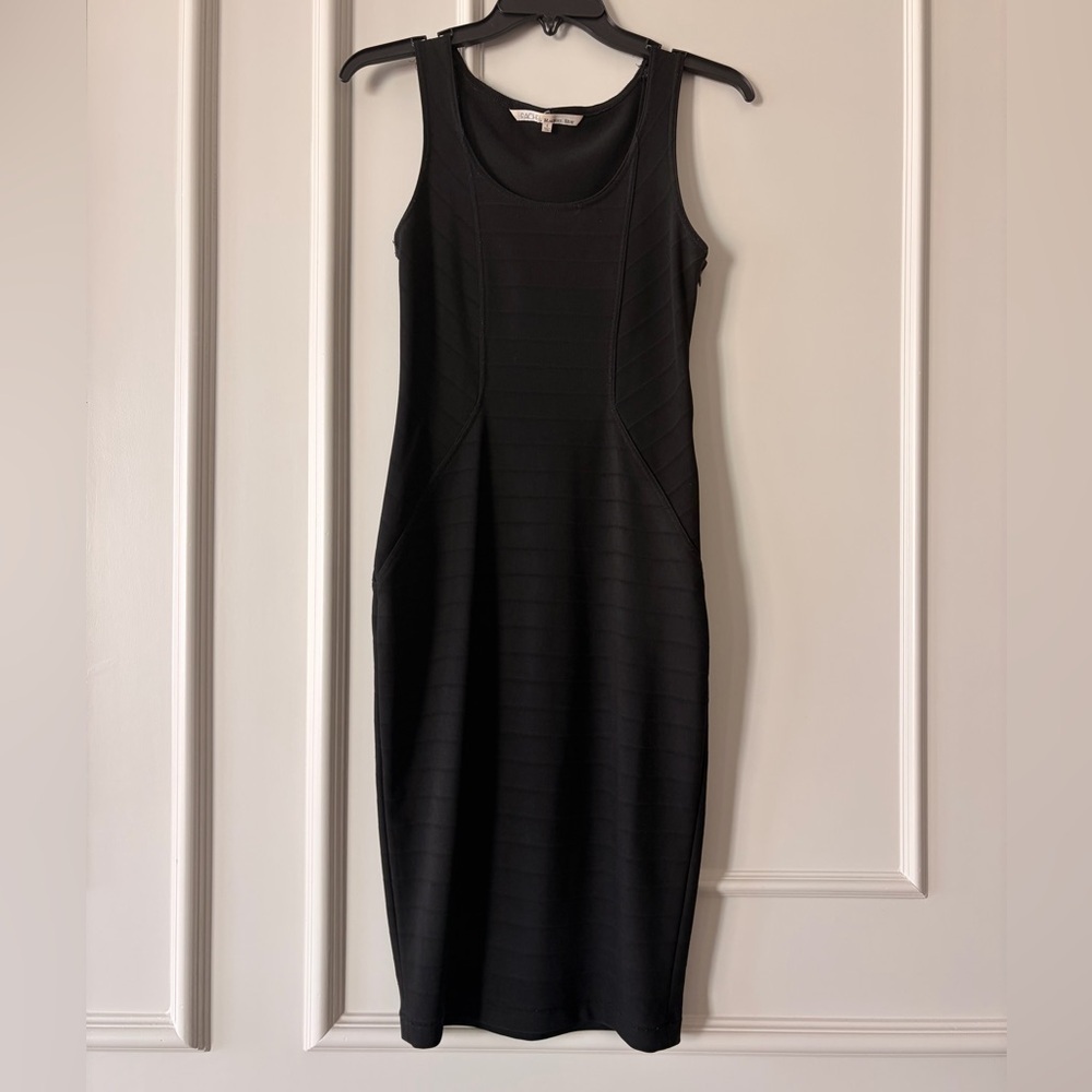 RACHEL Rachel Roy Elegant Black Midi Dress